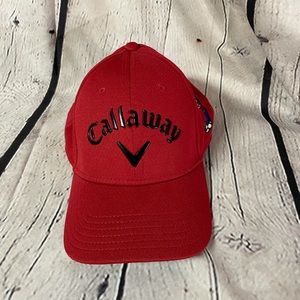 Callaway golf hat with Mickey Mouse red